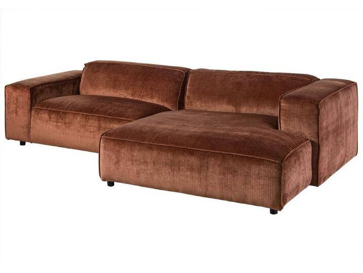 Massivmoebel24 Ecksofa, 279x164x69 Cord kupfer VALENCIA, rot, rot Massivmoebel24 Ecksofa, 279x164x69 Cord kupfer VALENCIA, rot, rot von MASSIVMOEBEL24