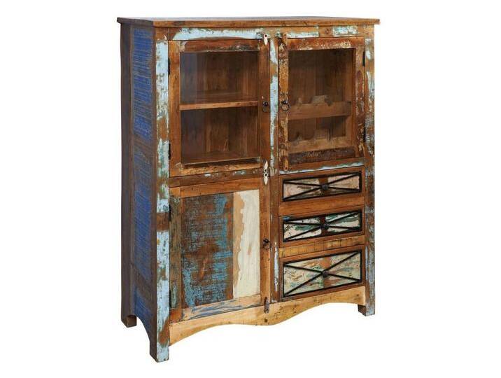Massivmoebel24 Highboard, bunt von MASSIVMOEBEL24