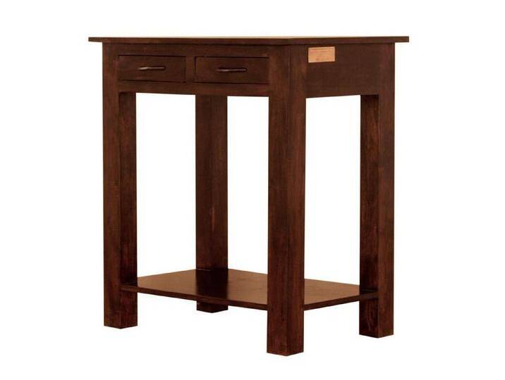 Massivmoebel24 Konsolentisch OXFORD (Massivholz, Massivholztisch), Konsolentisch Akazie 70x45x76 nougat lackiert OXFORD #41, braun von MASSIVMOEBEL24