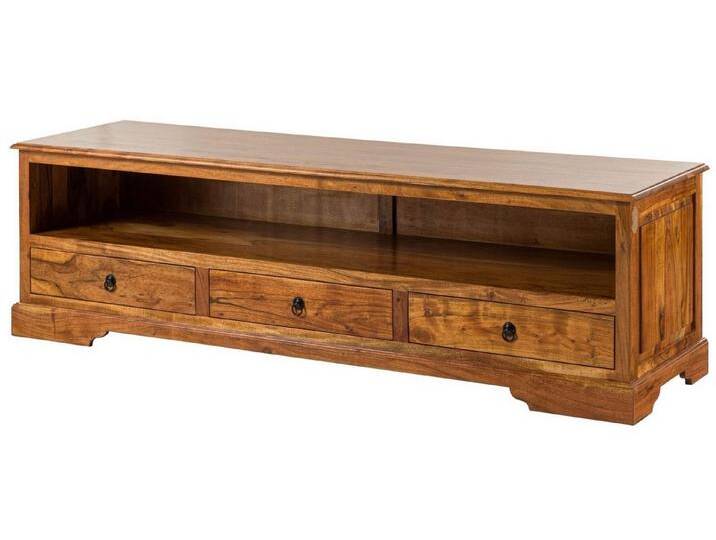 Massivmoebel24 Lowboard (Massivholz), Lowboard Akazie 175x50x53 honig lackiert OXFORD #0439, braun, hellbraun von MASSIVMOEBEL24