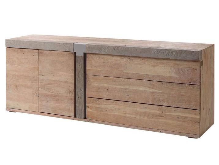 Massivmoebel24 Sideboard (Massivholz), Sideboard Akazie 200x45x75 beige lackiert Amsterdam #130, beige braun, beige Massivmoebel24 Sideboard (Massivholz), Sideboard Akazie 200x45x75 beige lackiert Amsterdam #130, beige braun, beige von MASSIVMOEBEL24