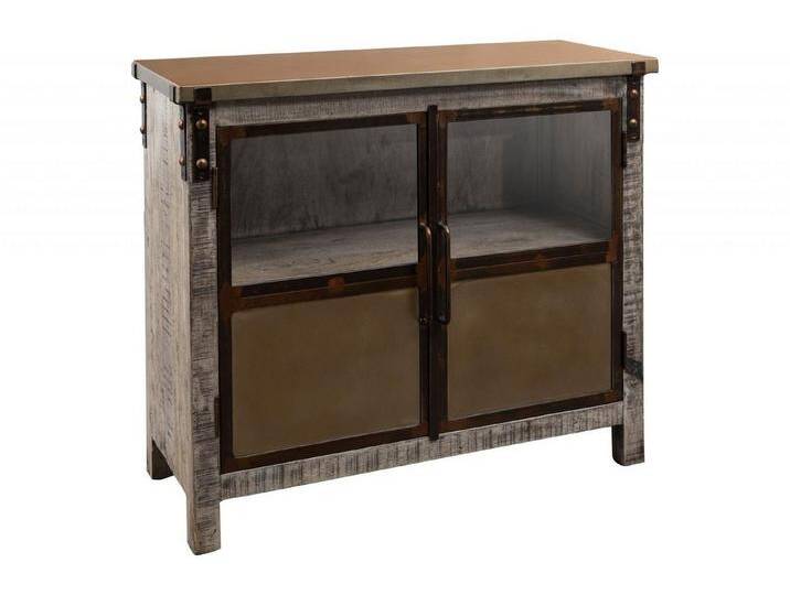 Massivmoebel24 Sideboard (Massivholz), Sideboard Mango 100x40x90 braun lackiert HEAVY INDUSTRY #227, braun, braun von MASSIVMOEBEL24