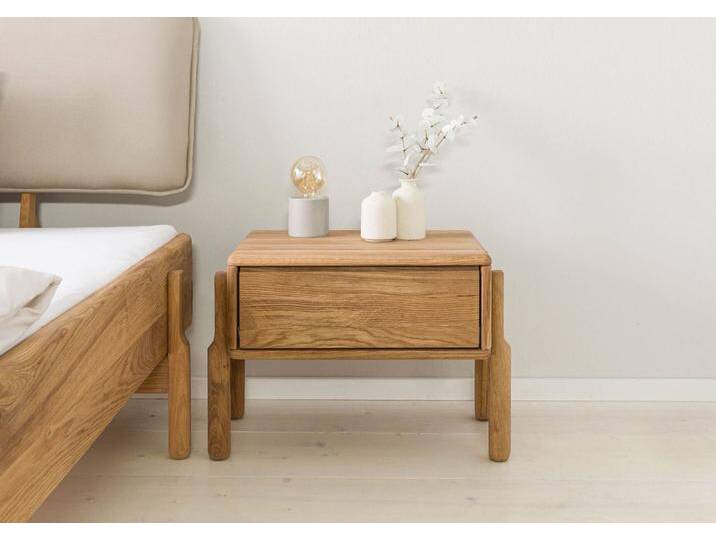 Nachttisch Eiche 58x36x41 natur geölt KIEL #10 von MASSIVMOEBEL24