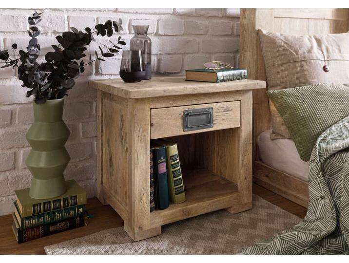 Nachttisch Mango 50x40x45 whitewash lackiert RAILWAY #387 Nachttisch Mango 50x40x45 whitewash lackiert RAILWAY #387 von MASSIVMOEBEL24