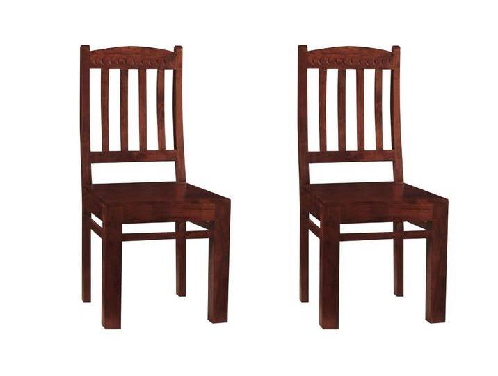 OXFORD Stuhl #16 Lehne mit Muster 2er Set 45x46x97 Akazie nougat lackiert OXFORD Stuhl #16 Lehne mit Muster 2er Set 45x46x97 Akazie nougat lackiert von MASSIVMOEBEL24