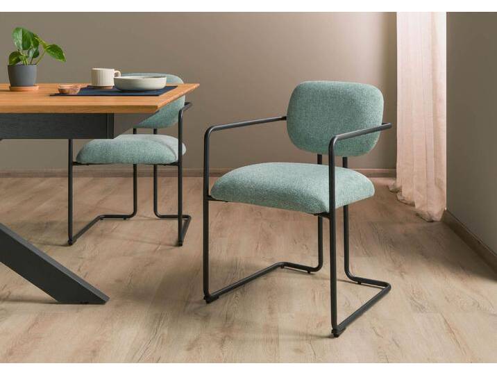 Polsterstuhl 51x58x78 türkis ELISE #303 - 2er Set von MASSIVMOEBEL24