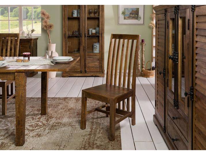 RODEZ Stuhl #25 45x54x108 Mango black oiled geölt von MASSIVMOEBEL24