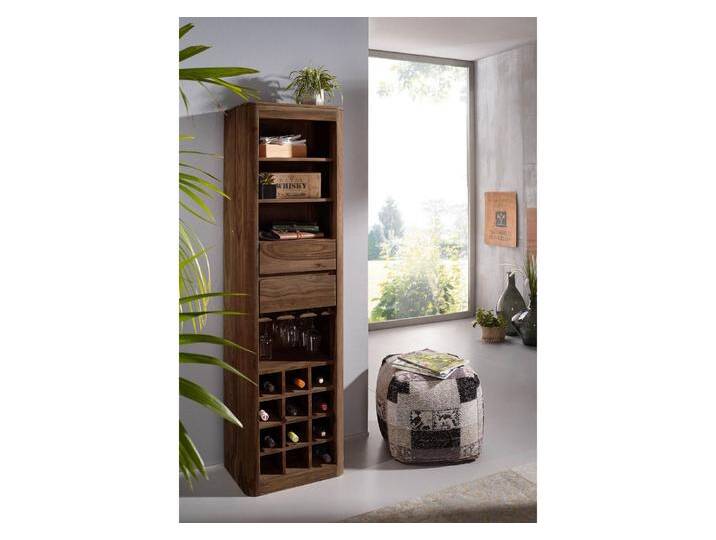Regal Sheesham 50x36x180 smoked cherry gebeizt TORONTO #149 von MASSIVMOEBEL24
