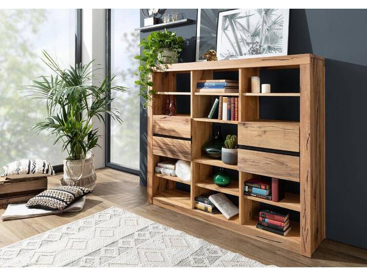 Regal Wild-/Zerreiche 160x36x140 natur geölt MONTREUX #043 Regal Wild-/Zerreiche 160x36x140 natur geölt MONTREUX #043 von MASSIVMOEBEL24