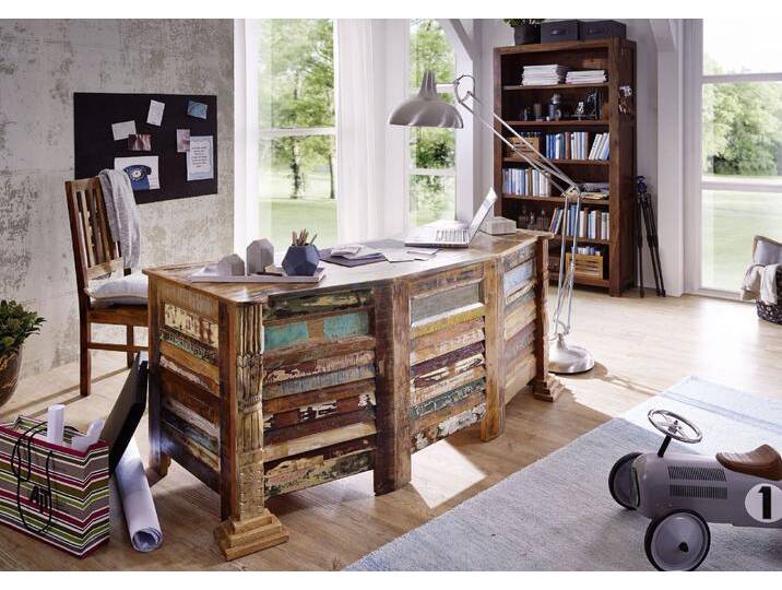 Schreibtisch Altholz 170x70x80 mehrfarbig lackiert NATURE OF SPIRIT #61 Schreibtisch Altholz 170x70x80 mehrfarbig lackiert NATURE OF SPIRIT #61 von MASSIVMOEBEL24