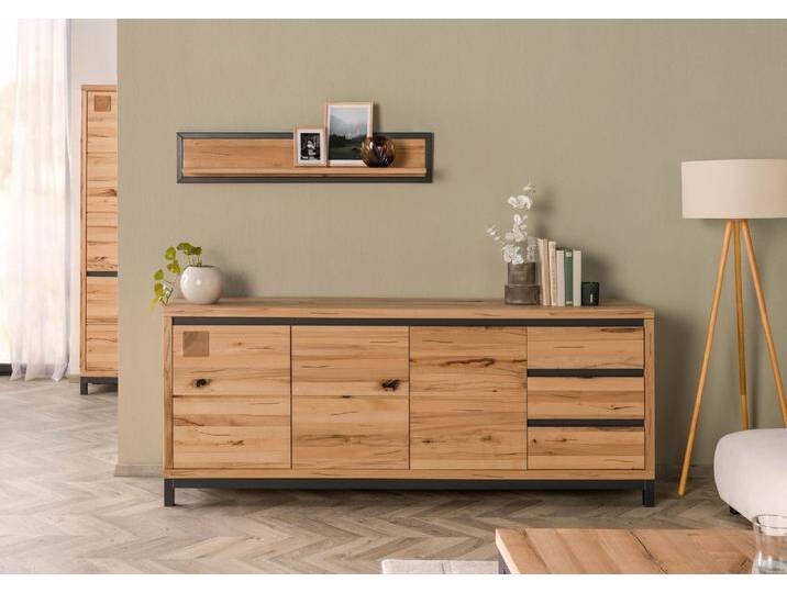 Sideboard Kernbuche 210x45x85 natur geölt VILLANDERS #152 von MASSIVMOEBEL24