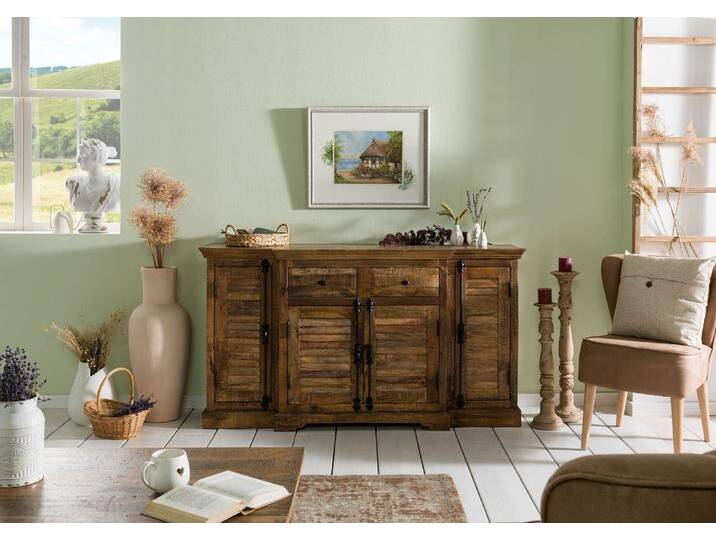 Sideboard Mango 160x45x90 dunkelbraun geölt RODEZ #121 Sideboard Mango 160x45x90 dunkelbraun geölt RODEZ #121 von MASSIVMOEBEL24