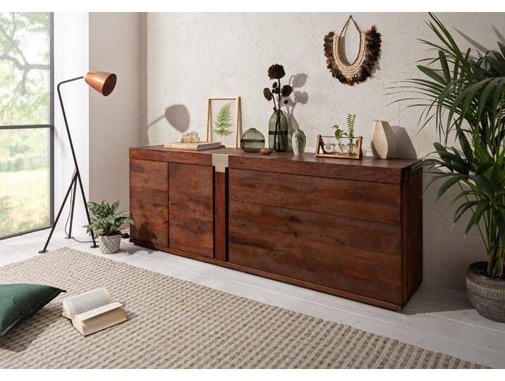 Sideboard Mango 200x45x75 braun lackiert Amsterdam #30 Sideboard Mango 200x45x75 braun lackiert Amsterdam #30 von MASSIVMOEBEL24