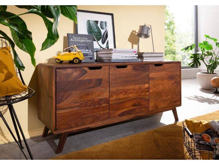 Sideboard Sheesham 134x40x65 walnuss lackiert MALMÖ 2 #106 Sideboard Sheesham 134x40x65 walnuss lackiert MALMÖ 2 #106 von MASSIVMOEBEL24