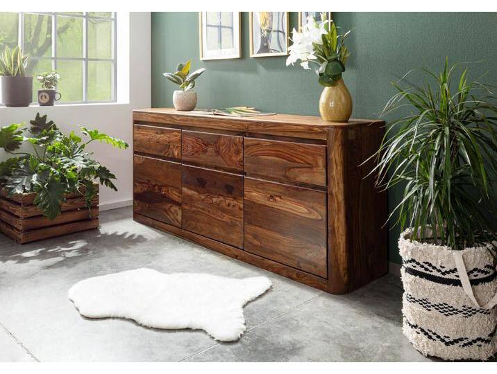 Sideboard Sheesham 185x40x80 walnuss gewachst TORONTO #201 Sideboard Sheesham 185x40x80 walnuss gewachst TORONTO #201 von MASSIVMOEBEL24