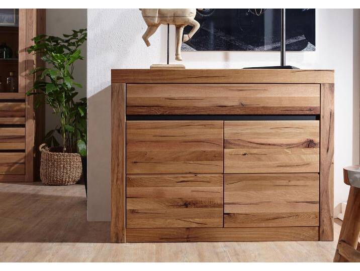 Sideboard Wildeiche / Zerreiche 108x43x80 natur geölt MONTREUX #150 von MASSIVMOEBEL24