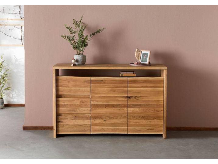 Sideboard Wildeiche 150x45x96 natur geölt PURE OAK #104 von MASSIVMOEBEL24