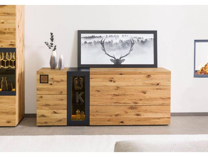Sideboard Wildeiche 160x43,5x80 natur geölt/lackiert KITZBÜHEL #126 von MASSIVMOEBEL24