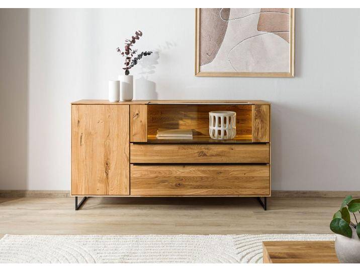 Sideboard Wildeiche 160x43x87 natur geölt WIEN #220 Sideboard Wildeiche 160x43x87 natur geölt WIEN #220 von MASSIVMOEBEL24