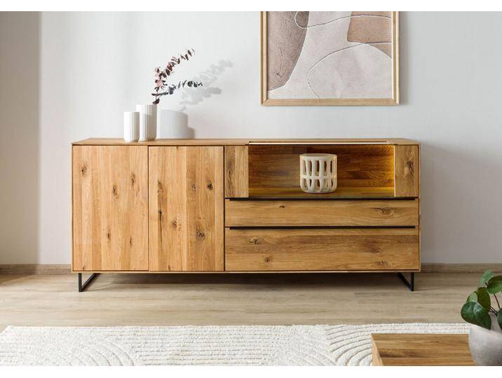 Sideboard Wildeiche 200x43x87 natur geölt WIEN #221 Sideboard Wildeiche 200x43x87 natur geölt WIEN #221 von MASSIVMOEBEL24