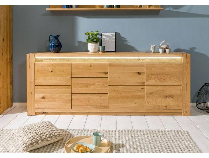 Sideboard Wildeiche 223x40x85 natur geölt KENT #131 Sideboard Wildeiche 223x40x85 natur geölt KENT #131 von MASSIVMOEBEL24