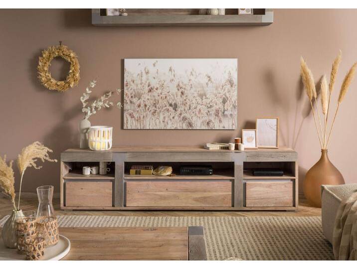 TV-Board Akazie 220x48x55 beige lackiert Amsterdam #126 TV-Board Akazie 220x48x55 beige lackiert Amsterdam #126 von MASSIVMOEBEL24