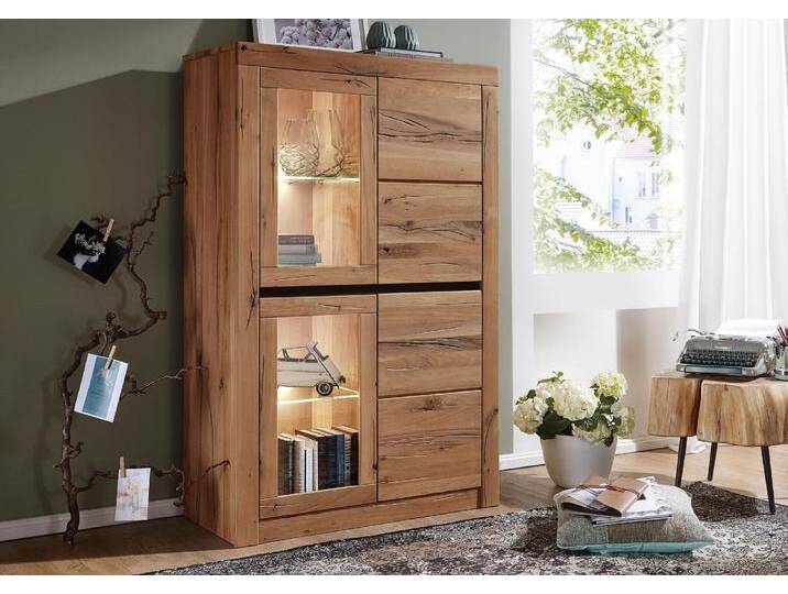 Vitrine Wild-/Zerreiche 95x42x150 natur geölt MONTREUX #102 Vitrine Wild-/Zerreiche 95x42x150 natur geölt MONTREUX #102 von MASSIVMOEBEL24