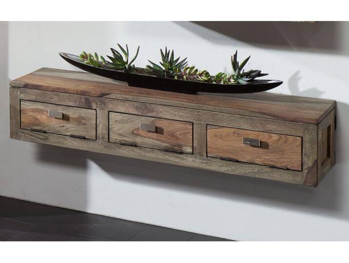 Wandelement Sheesham 98x25x20 grau geölt NATURE GREY #068 Wandelement Sheesham 98x25x20 grau geölt NATURE GREY #068 von MASSIVMOEBEL24