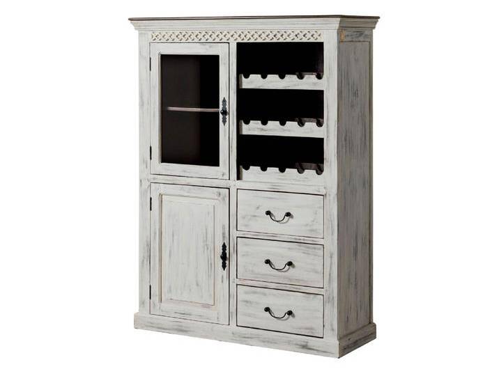 Weinschrank Mango / Akazie 120x45x160 weiß gewachst CASTLE-ANTIK #116 Weinschrank Mango / Akazie 120x45x160 weiß gewachst CASTLE-ANTIK #116 von MASSIVMOEBEL24