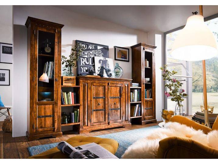 Wohnwand Akazie 316x39x200 honig lackiert OXFORD #0600 Wohnwand Akazie 316x39x200 honig lackiert OXFORD #0600 von MASSIVMOEBEL24