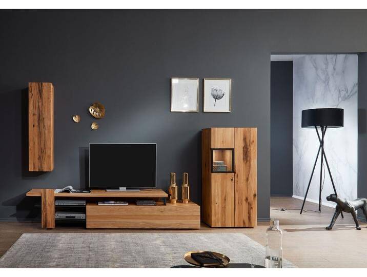 Wohnwand Wild-/Zerreiche natur geölt FRANKFURT #123 Wohnwand Wild-/Zerreiche natur geölt FRANKFURT #123 von MASSIVMOEBEL24