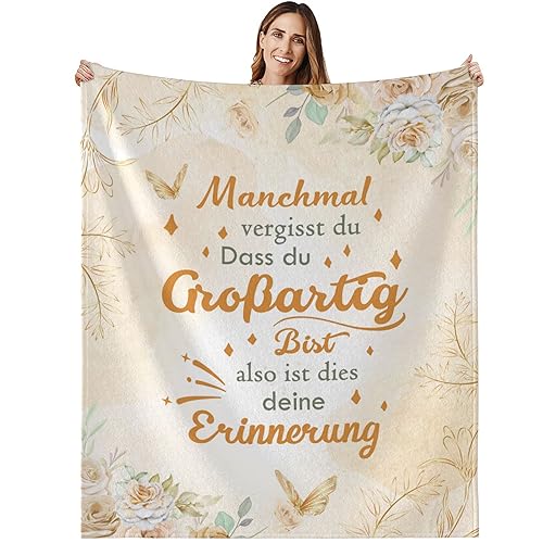 MAST DOO Geschenke für Frauen Inspirierende Geschenke für Frauen Kuscheldecke Geburtstagsgeschenk für Frauen Lustige Geschenkideen für Beste Freundin Kollegen Ehefrau Mama 150x130cm von MAST DOO