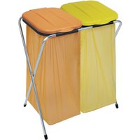Ecofix Müllsackständer 2-fach mit Deckel für Müllsäcke von 60 - 130 Liter - Masta von MASTA
