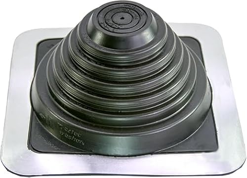 MASTER FLASH® Standard #1 Flexibler Dachdurchgang Dichtung EPDM Flansch gegen Wassereintritt Temperaturbeständig Schornsteinschutz Rohre Kabel Paneele (70-114mm) (SQ101BA-SET) von Master Flash