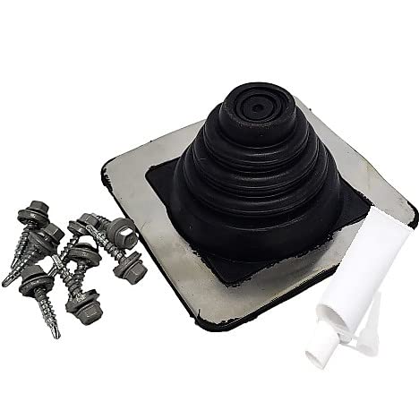 MASTER FLASH Standard Flexible Dachdurchdringung zum Schutz Gegen das Eindringen von Wasser bei Bauteilen wie Rohren Schornsteinen Kanälen und Vieles Mehr Epdm No.1 von Master Flash