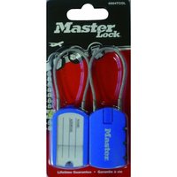 Kabelschloss 4684 eurtcol mit Zahlenkombination, bunt sb - Master Lock von MASTER LOCK