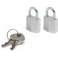 Master Lock 2 Vorhängeschlösser 3-Stift-Zyl. 20mm 9120EURTCC von MASTER LOCK