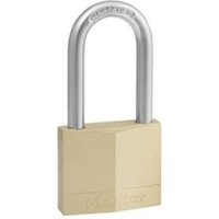 Master Lock - 40mm Messing Vorhängeschloss mit Schlüssel und langem Bügel masterlock - 140EURDLF von MASTER LOCK