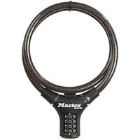 Master Lock - 8229EURDPRO Vorhängeschloss, 90 cm Kabel, Kombination, Outdoor, für Fahrrad, Skateboard, Rider, Rasenmäher und andere Geräte, Unisex, von MASTER LOCK