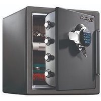 Feuerfester Safe mit 2 Stunden Feuerschutz und Wasserbeständigkeit - XL-Format mit Doppelverriegelung masterlock - LTW123GTC von MASTER LOCK