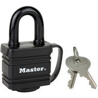 Schloss mit schwarzer Abdeckung 40mm Bügel 29mm d 9mm von MASTER LOCK