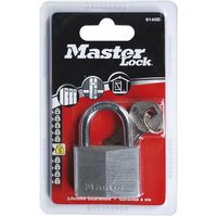 Master Lock - Schloss aus massivem Aluminium 40mm Bügel 21mm d 6mm von MASTER LOCK