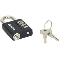 Vorhängeschloss 40mm Aluminium 4-stellige Kombination mit Notschlüssel MASTERLOCK - 7641EURDBLK Vorhängeschloss 40mm Aluminium 4-stellige Kombination mit Notschlüssel MASTERLOCK - 7641EURDBLK von MASTER LOCK