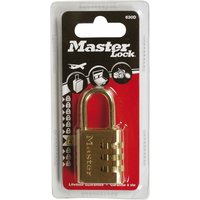 Master Lock - Vorhangschloss 630 eurd Zahlenschloss, 30 mm,Messing Finish sb von MASTER LOCK