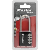 Master Lock - Vorhangschloss 7640 eurdblklh Zahlenschloss, 40 mm, sb von MASTER LOCK