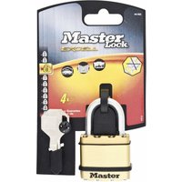 Master Lock - Vorhangschloss Excell M1BEURD Messing 45 mm, verschiedensperrend sb von MASTER LOCK