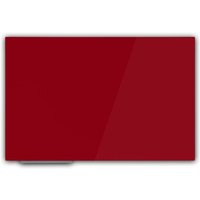 Magnetisches Glas-Whiteboard Rot 65 x 100 cm von MASTER OF BOARDS