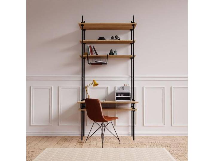 DECO Regalsystem: Schreibtisch mit Regal 185x85x52,5cm mit Zubehö von MASTER REGALE