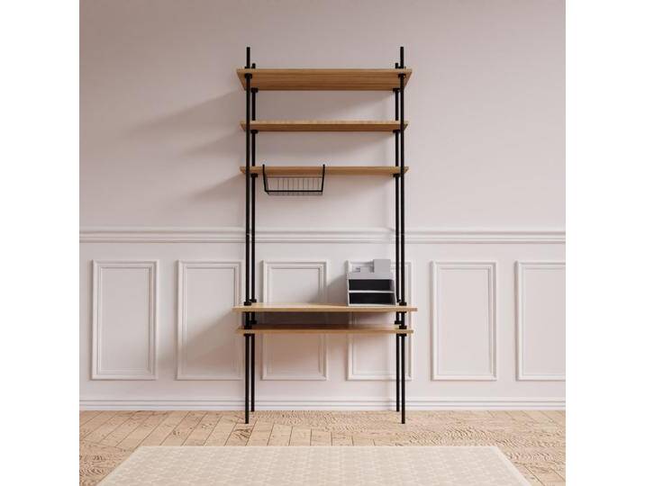 DECO Regalsystem: Schreibtisch mit Regal 185x85x52,5cm mit Zubehö von MASTER REGALE
