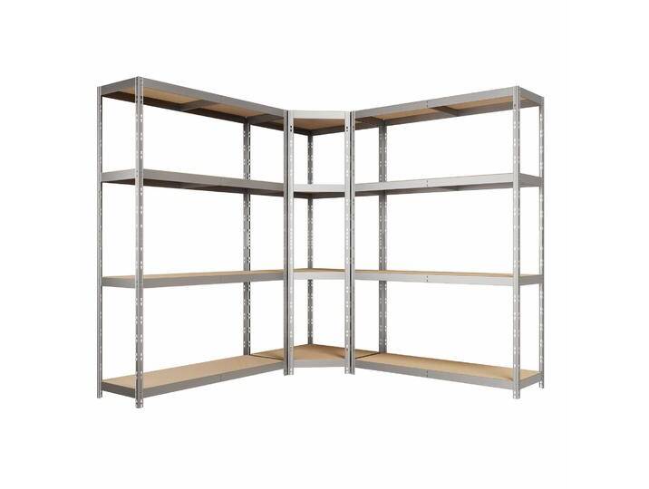 Regalsystem Eckregal RIVET Budget & 2 Regale 180x190x190x40cm mit von MASTER REGALE